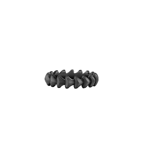 Vertical Armory® Band Ring Black Titanium, 6.2mm