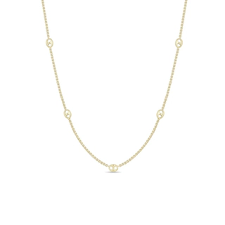 Vertical Mariner Small Station Necklace