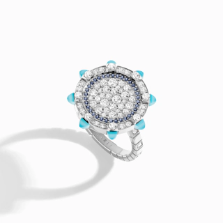 Vertical Tip-Top Diamond Statement Ring