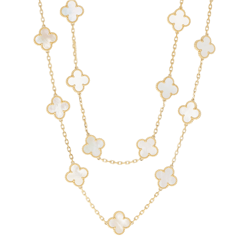 Vertical Vintage Alhambra Necklace