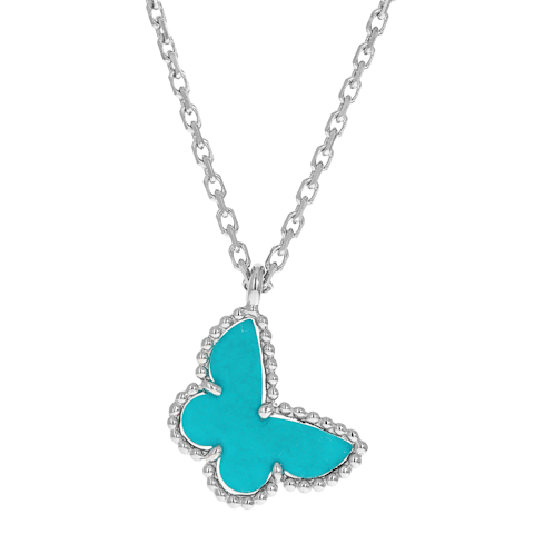 Vertical Sweet Butterfly Necklace