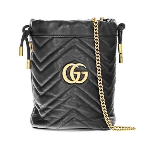 Image #1 Mini GG Marmont Bucket Bag