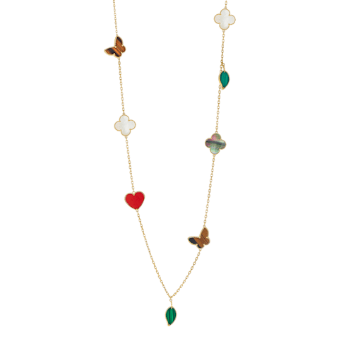 Vertical Lucky Alhambra Necklace