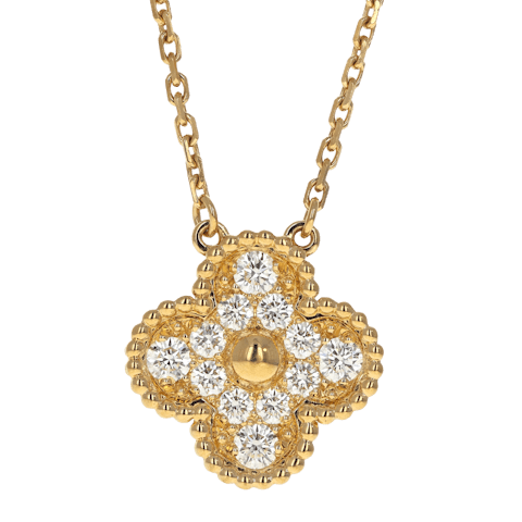 Image #1 Vintage Alhambra Pendant Necklace