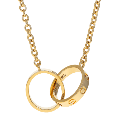 Image #1 Love Interlinked Pendant Necklace