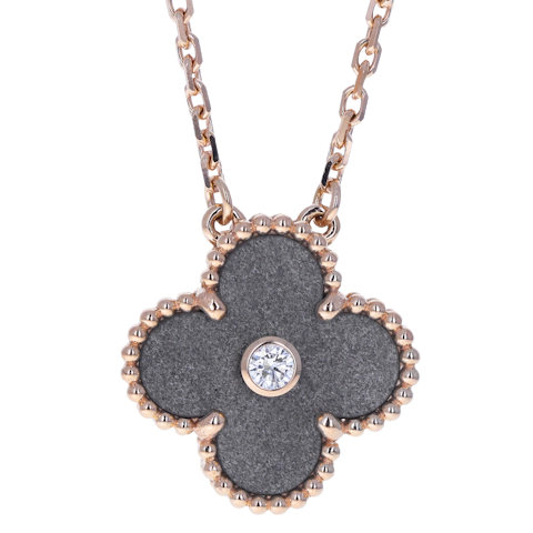 Image #1 Holiday Vintage Alhambra Pendant Necklace