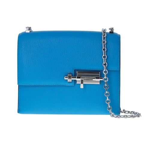 Image #1 Chevre Mysore Verrou Chaine Mini Blue