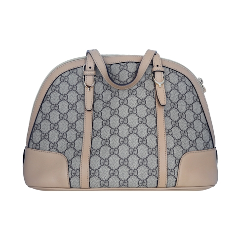 Image #1 Monogram GG Canvas Nice Top Handle Bag Small Oatmeal