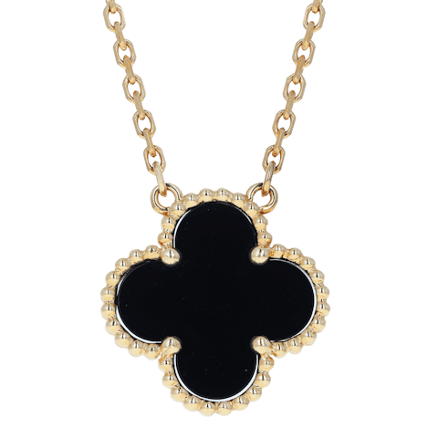 Image #1 Vintage Alhambra Pendant Necklace