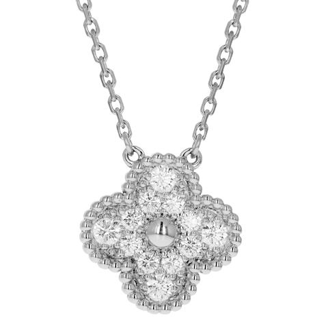 Image #1 Vintage Alhambra Pendant Necklace