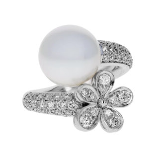 Image #1 Daisy Pearl Ring - Size 5.5