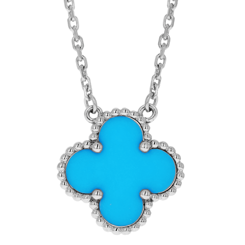 Image #1 Vintage Alhambra Pendant Necklace