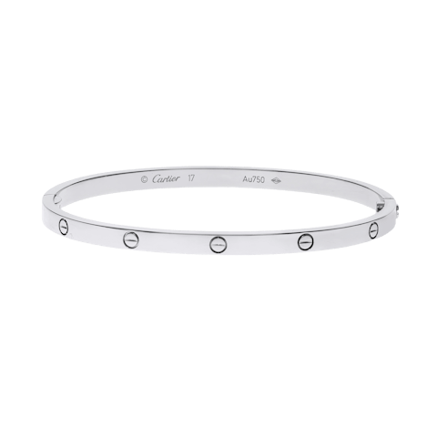 Image #1 Love Small Model Bangle Bracelet - Size 17