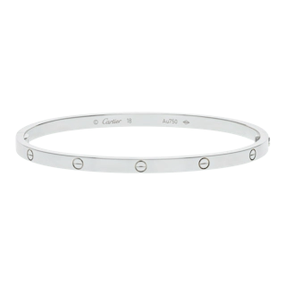 Image #1 Love Small Model Bangle Bracelet - Size 18