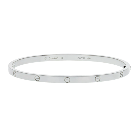 Image #1 Love Small Model Bangle Bracelet - Size 18