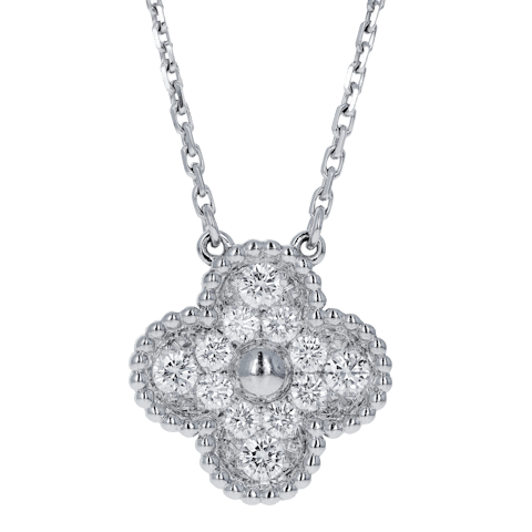 Image #1 Vintage Alhambra Pendant Necklace