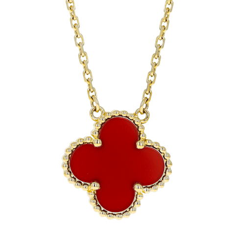 Image #1 Vintage Alhambra Pendant Necklace