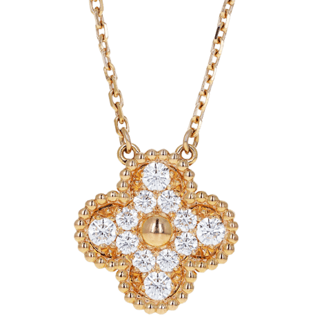 Image #1 Vintage Alhambra Pendant Necklace