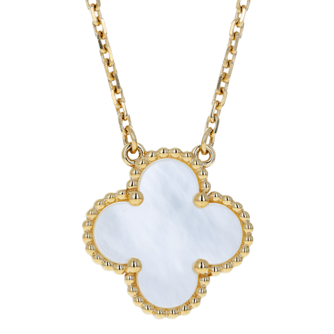 Image #1 Vintage Alhambra Pendant Necklace