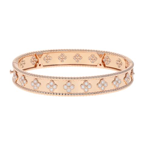 Image #1 Perlee Diamond Bangle Bracelet