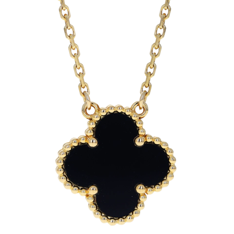 Image #1 Vintage Alhambra Pendant Necklace