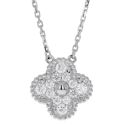 Image #1 Vintage Alhambra Pendant Necklace