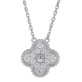 Image #1 Vintage Alhambra Pendant Necklace