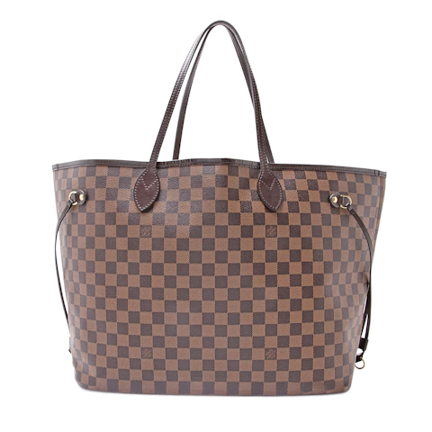 Image #1 Damier Coated Canvas Neverfull Tote GM Ebene