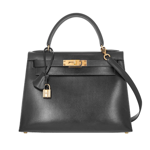 Image #1 Sellier Box Calf Kelly 28 Black
