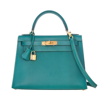 Image #1 Sellier Epsom Kelly 28 Malachite