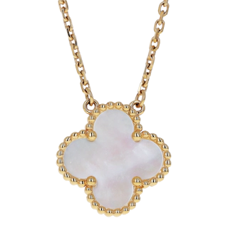 Image #1 Vintage Alhambra Pendant Necklace