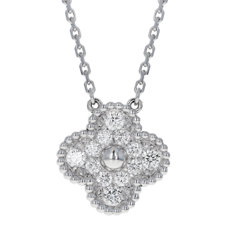 Image #1 Vintage Alhambra Pendant Necklace