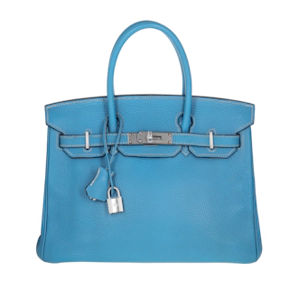 Image #1 Togo Birkin 30 Blue Jean
