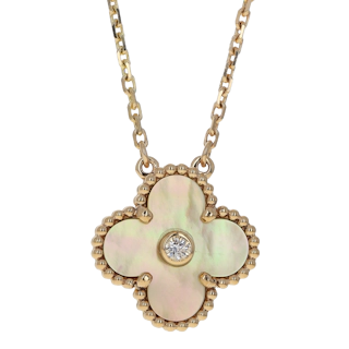 Image #1 Holiday Vintage Alhambra Pendant Necklace