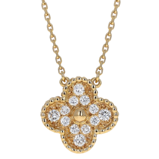 Image #1 Vintage Alhambra Pendant Necklace