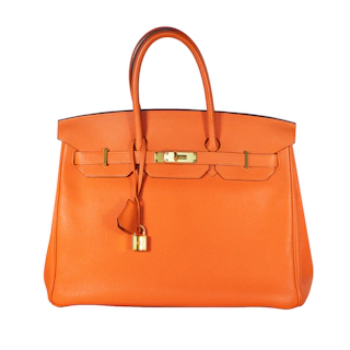 Image #1 Togo Birkin 35 Orange