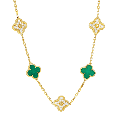 Vertical Vintage Alhambra Necklace