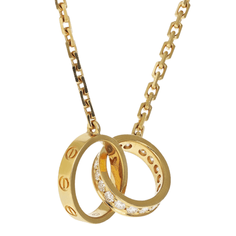 Vertical Love Pendant