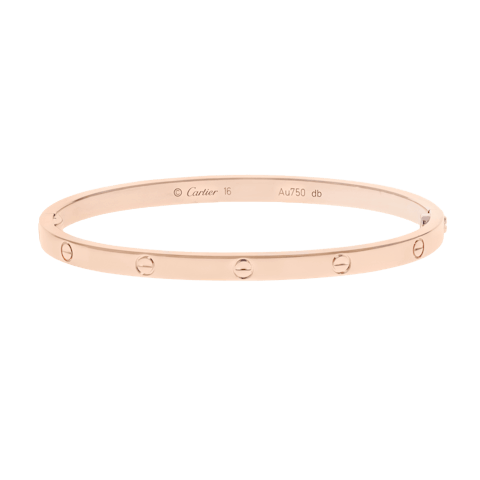 Vertical Small Love Bracelet- Size 16