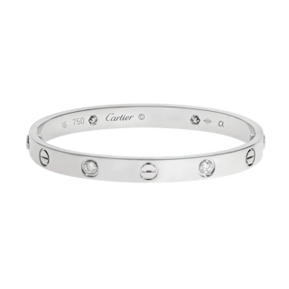 Image #1 4 Diamond Love Bracelet- Size 16