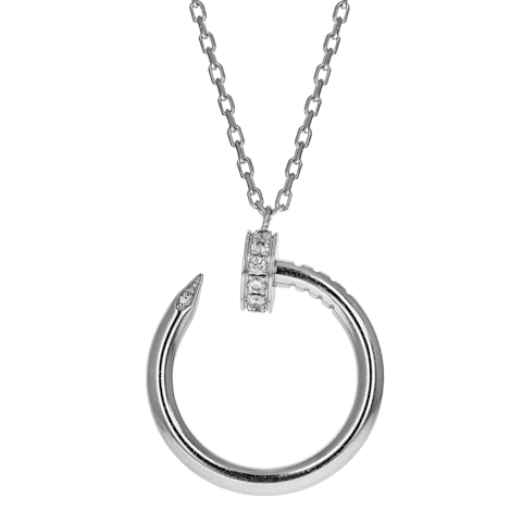 Vertical Juste un Clou Pendant