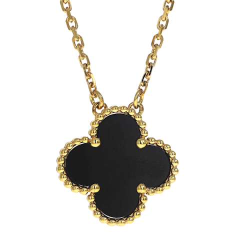 Image #1 Vintage Alhambra Pendant Necklace